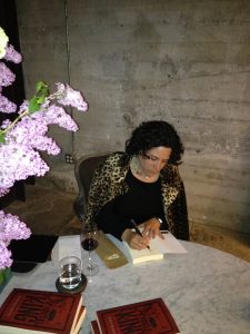 Evette's book signing at launch